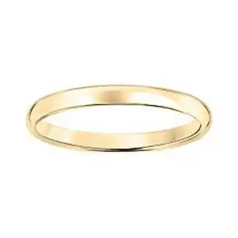 Kohl's 10k gold 2 mm polished dome wedding band offer