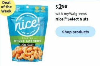 Walgreens Nice! Select Nuts offer