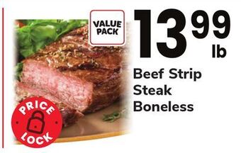 ACME Beef strip steak boneless offer