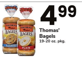 ACME Thomas' bagels offer