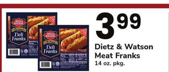 ACME Dietz & watson meat franks offer