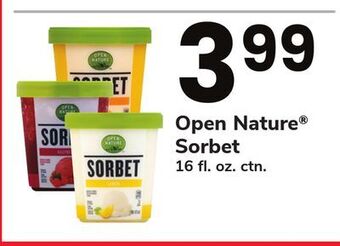 ACME Open nature® sorbet offer