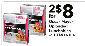 ACME Oscar mayer uploaded lunchables offer