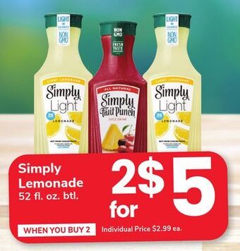 ACME Simply lemonade offer