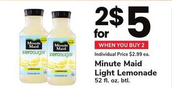 ACME Minute maid light lemonade offer