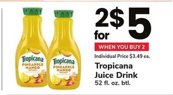 ACME Tropicana juice drink offer