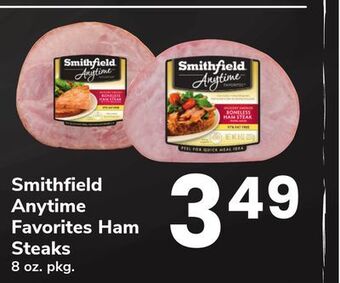 ACME Smithfield anytime favorites ham steaks offer