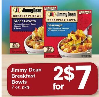 ACME Jimmy dean breakfast bowls offer