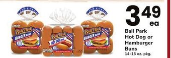 ACME Ball park hot dog or hamburger buns offer