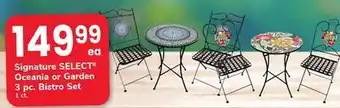 ACME Signature select® oceania or garden 3 pc. bistro set offer