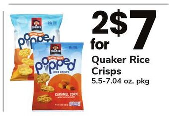 ACME Quaker rice crisps offer