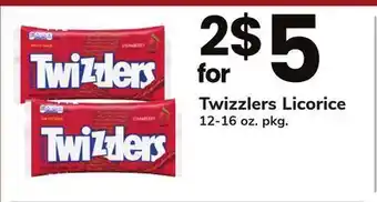 ACME Twizzlers licorice offer