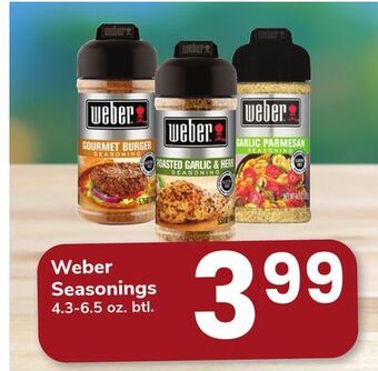 ACME Weber seasonings offer