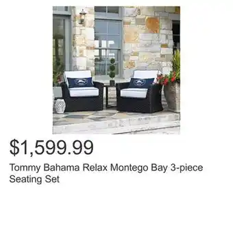Costco Tommy bahama relax montego bay 3-piece seating set offer