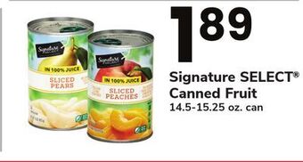 ACME Signature select® canned fruit offer