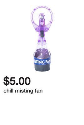 Five Below Chill misting fan offer