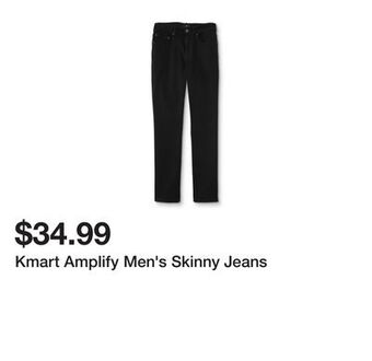 Kmart Kmart amplify men's skinny jeans offer
