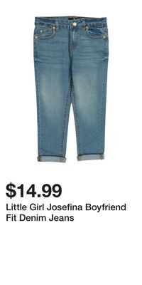 TJ Maxx Little girl josefina boyfriend fit denim jeans offer