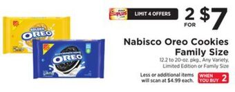 ShopRite Oreo cookies family size offer