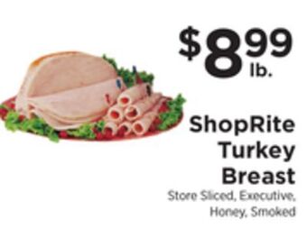 ShopRite Turkey breast offer