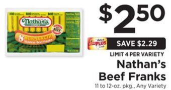 ShopRite Beef franks offer