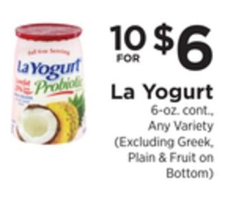 ShopRite La yogurt offer