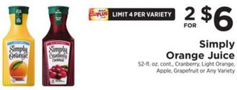 ShopRite Orange juice offer