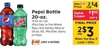 ShopRite Bottle 20-oz. offer