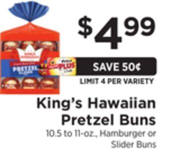 ShopRite Pretzel buns offer