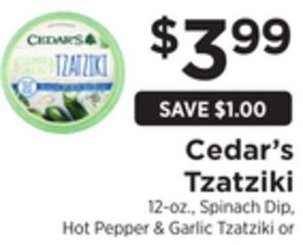 ShopRite Tzatziki offer