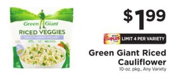 ShopRite Riced cauliflower offer