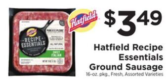ShopRite Recipe essentials ground sausage offer