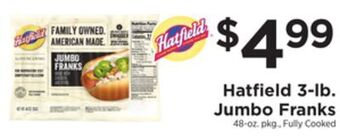 ShopRite 3-lb. jumbo franks offer