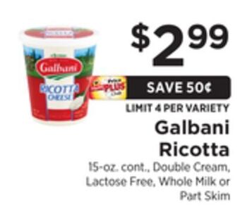 ShopRite Ricotta offer