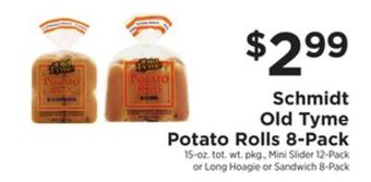 ShopRite Potato rolls 8-pack offer