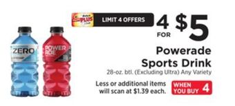 ShopRite Sports drink offer
