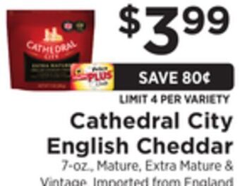 ShopRite English cheddar offer