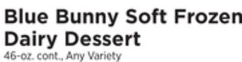 ShopRite Soft frozen dairy dessert offer