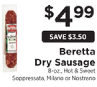 ShopRite Dry sausage offer