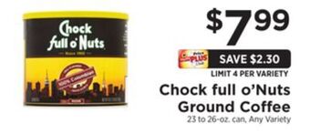 ShopRite Ground coffee offer