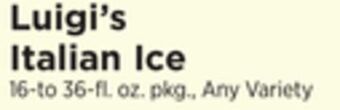 ShopRite Italian ice offer