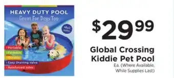 ShopRite Crossing kiddie pet pool offer