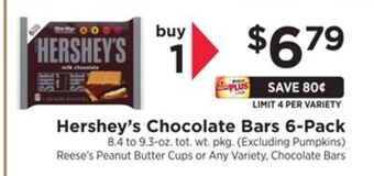 ShopRite Chocolate bars 6-pack offer