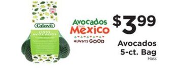 ShopRite Avocados 5-ct. bag offer