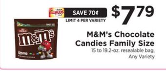 ShopRite Chocolate candies family size offer