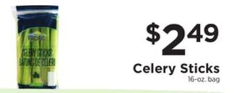 ShopRite Celery sticks offer