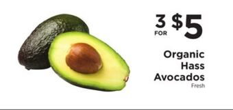 ShopRite Organic hass avocados offer