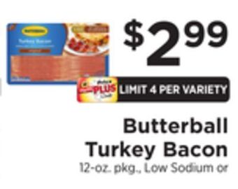 ShopRite Turkey bacon offer
