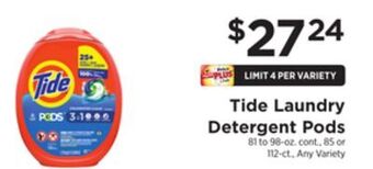 ShopRite Laundry detergent pods offer