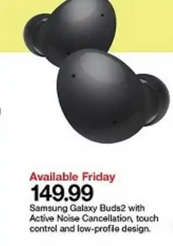 Target Samsung Galaxy Buds2 With Active Noise Cancellation offer